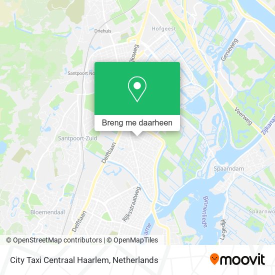 City Taxi Centraal Haarlem kaart