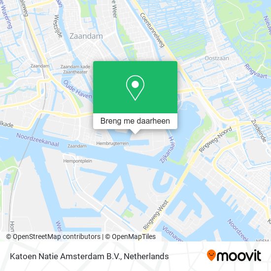 Katoen Natie Amsterdam B.V. kaart
