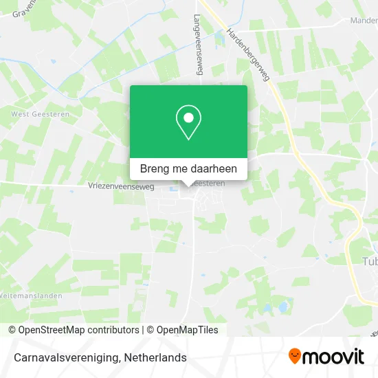 Carnavalsvereniging kaart