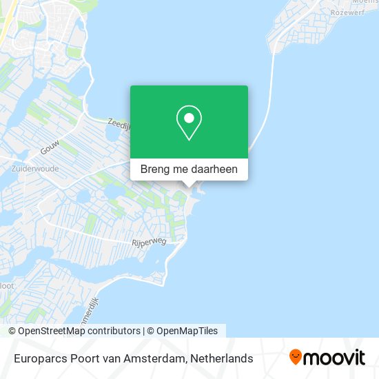 Europarcs Poort van Amsterdam kaart