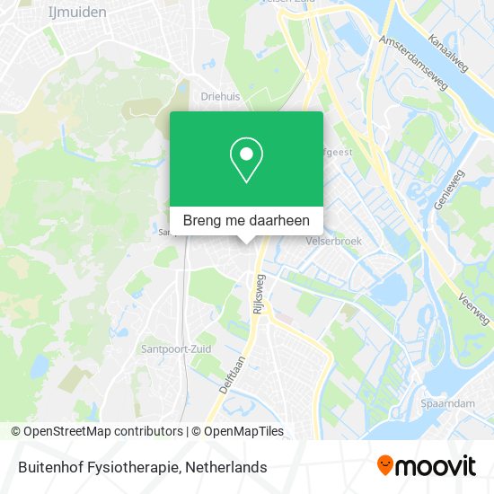 Buitenhof Fysiotherapie kaart