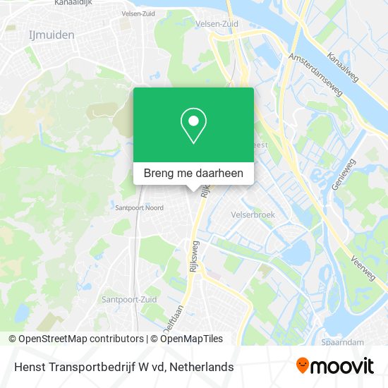 Henst Transportbedrijf W vd kaart