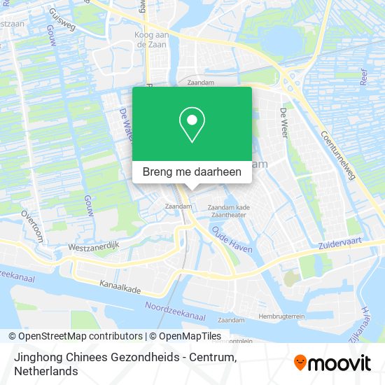 Jinghong Chinees Gezondheids - Centrum kaart