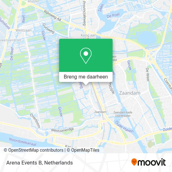 Arena Events B kaart