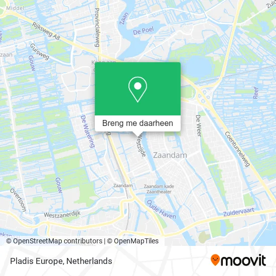 Pladis Europe kaart