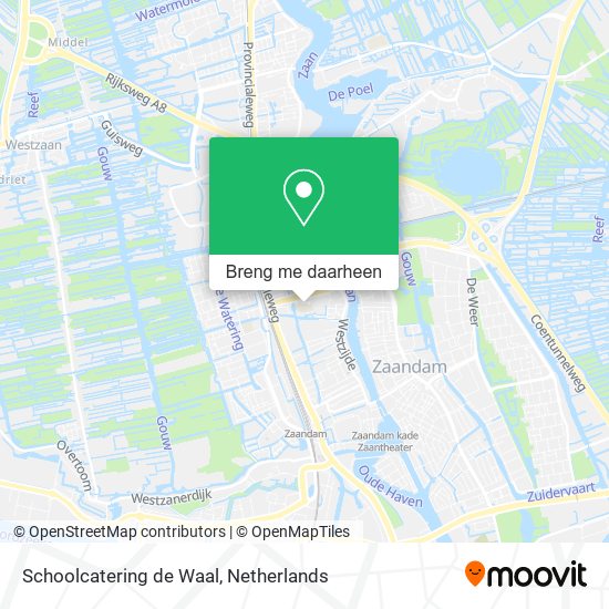 Schoolcatering de Waal kaart