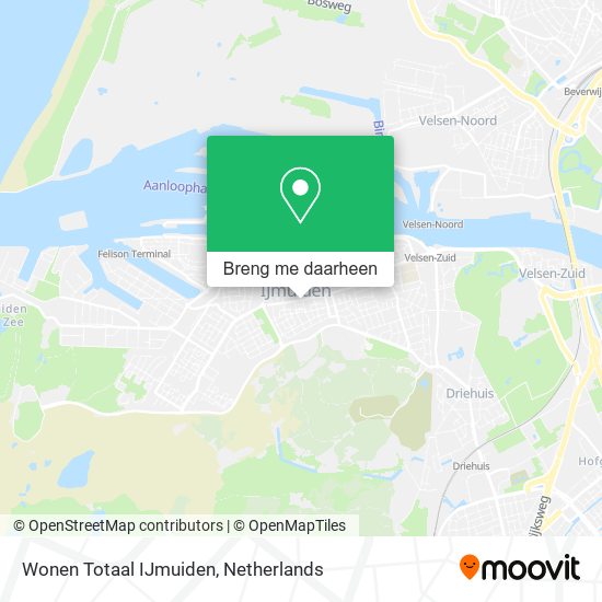 Wonen Totaal IJmuiden kaart