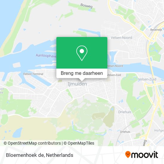 Bloemenhoek de kaart