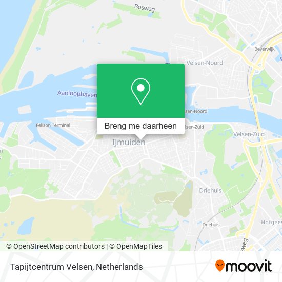 Tapijtcentrum Velsen kaart