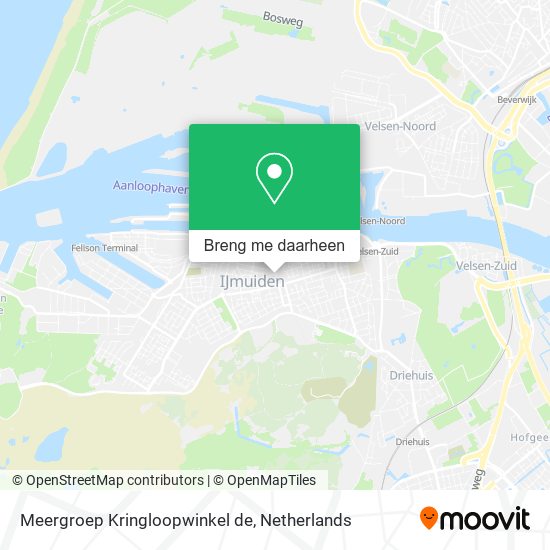 Meergroep Kringloopwinkel de kaart