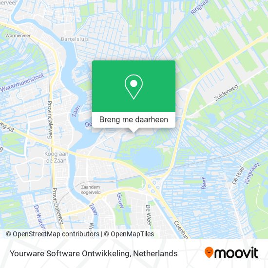 Yourware Software Ontwikkeling kaart