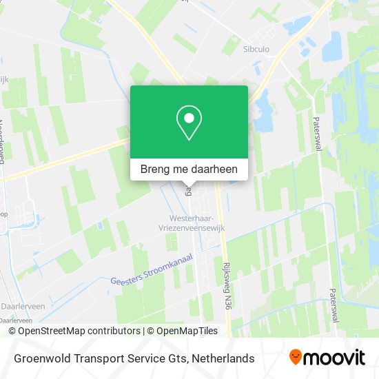 Groenwold Transport Service Gts kaart