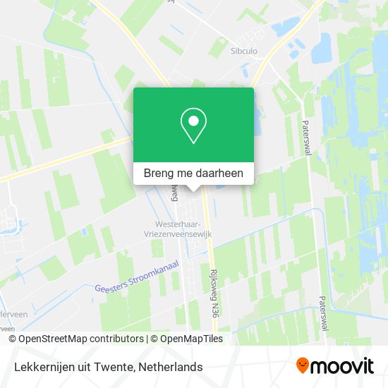 Lekkernijen uit Twente kaart