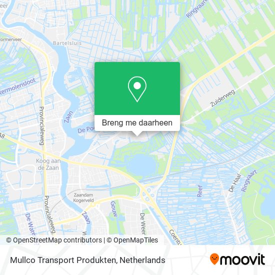 Mullco Transport Produkten kaart