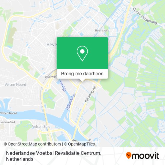 Nederlandse Voetbal Revalidatie Centrum kaart