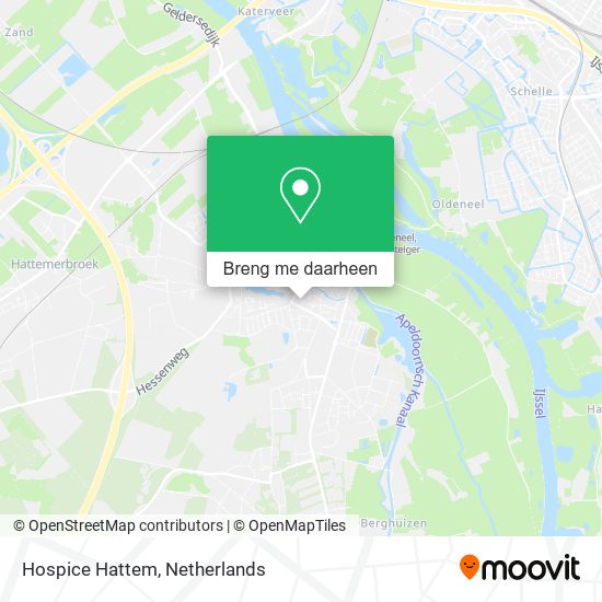 Hospice Hattem kaart