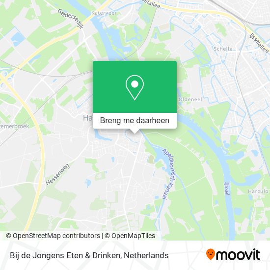 Bij de Jongens Eten & Drinken kaart