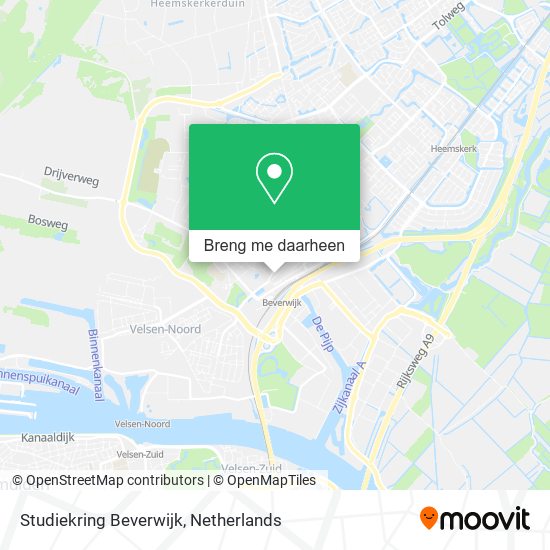 Studiekring Beverwijk kaart