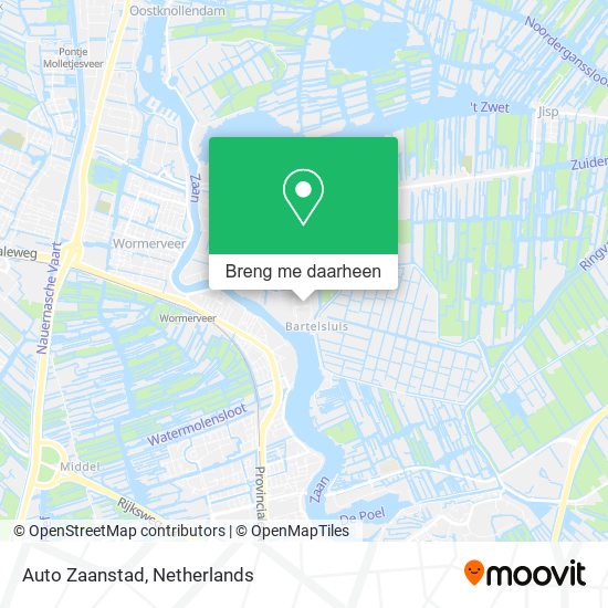 Auto Zaanstad kaart