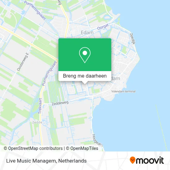 Live Music Managem kaart