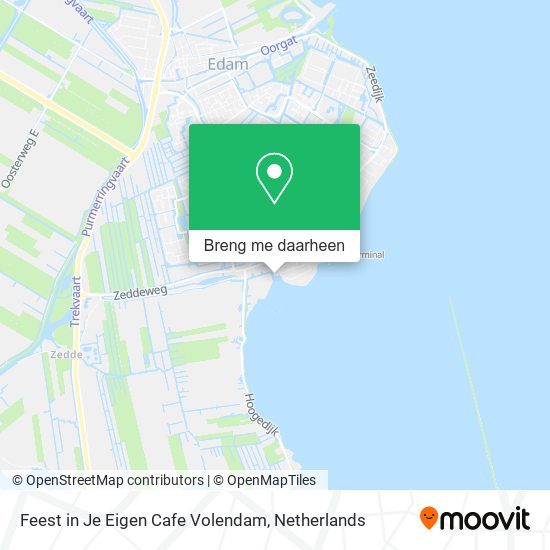 Feest in Je Eigen Cafe Volendam kaart