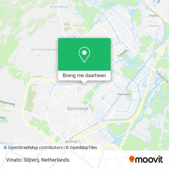 Vinatic Slijterij kaart