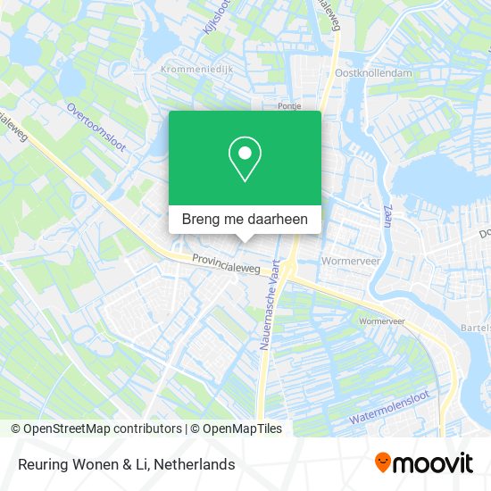 Reuring Wonen & Li kaart