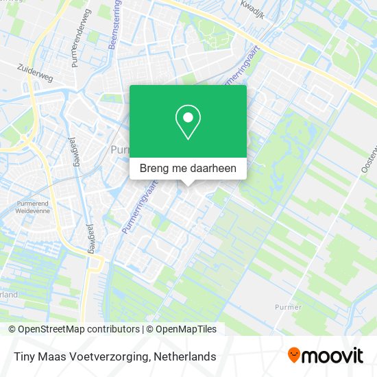 Tiny Maas Voetverzorging kaart