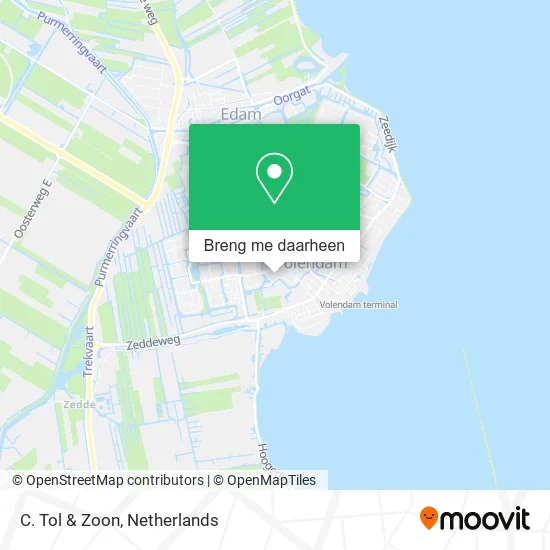 C. Tol & Zoon kaart