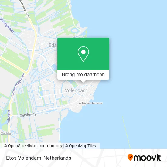 Etos Volendam kaart