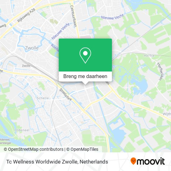 Tc Wellness Worldwide Zwolle kaart