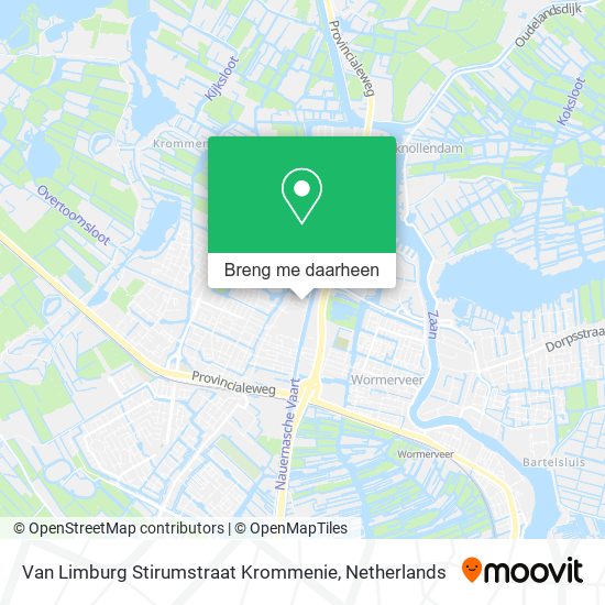 Van Limburg Stirumstraat Krommenie kaart