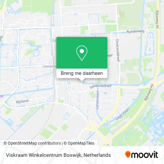Viskraam Winkelcentrum Boswijk kaart