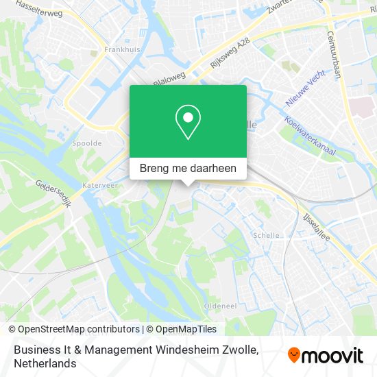 Business It & Management Windesheim Zwolle kaart
