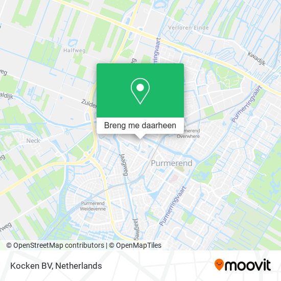 Kocken BV kaart