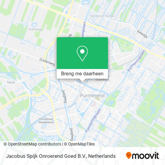 Jacobus Spijk Onroerend Goed B.V. kaart