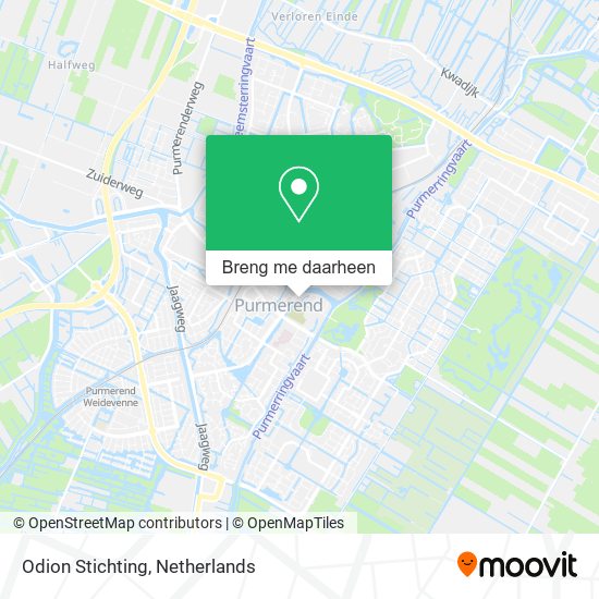 Odion Stichting kaart