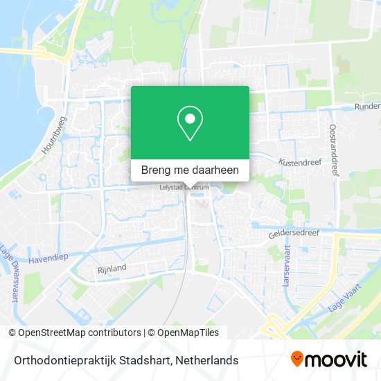 Orthodontiepraktijk Stadshart kaart