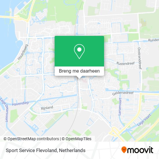 Sport Service Flevoland kaart