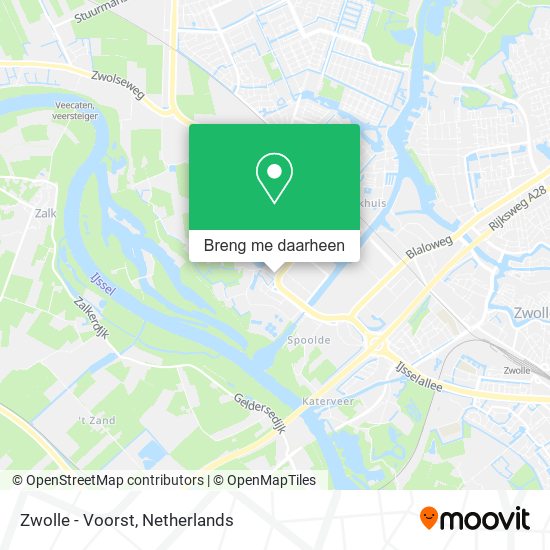 Zwolle - Voorst kaart