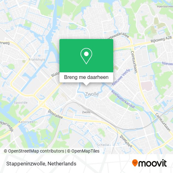 Stappeninzwolle kaart