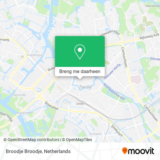 Broodje Broodje kaart