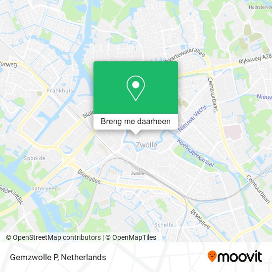 Gemzwolle P kaart