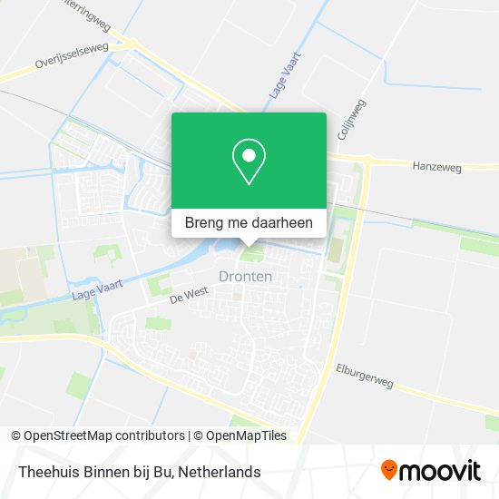 Theehuis Binnen bij Bu kaart