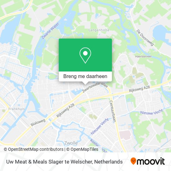 Uw Meat & Meals Slager te Welscher kaart
