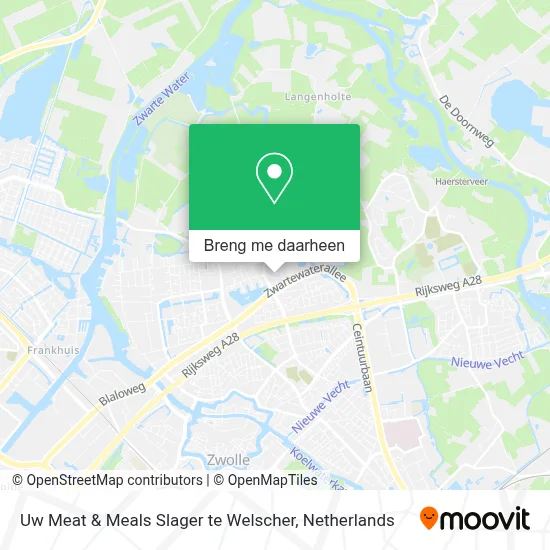 Uw Meat & Meals Slager te Welscher kaart