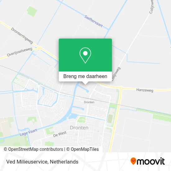 Ved Milieuservice kaart