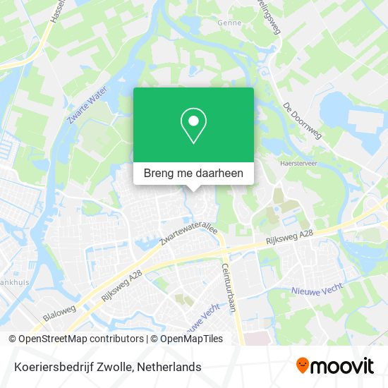 Koeriersbedrijf Zwolle kaart