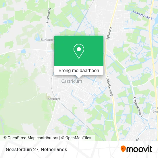 Geesterduin 27 kaart