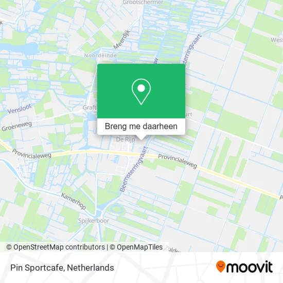Pin Sportcafe kaart